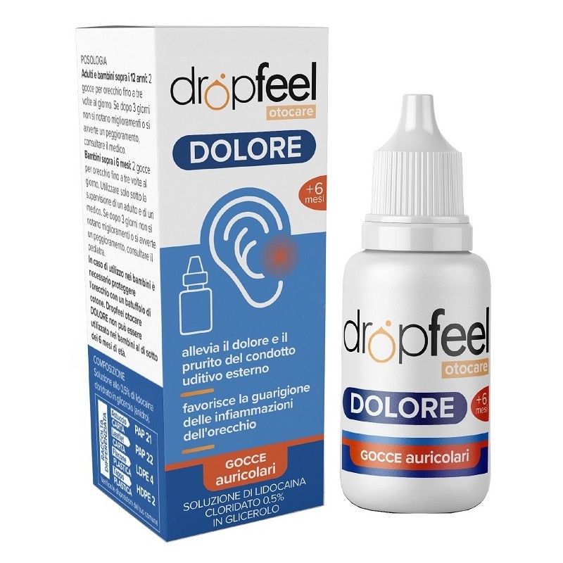 Difar Distribuzione Dropfeel Otocare Dolore Gocce Auricolari 7 Ml Difar Distribuzione - 1