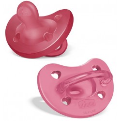 Chicco Gommotto Silicone Rosa 16-36 Mesi 2 Pezzi Chicco - 1