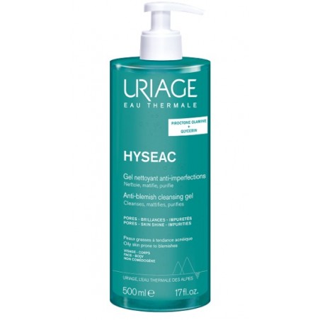 Uriage Laboratoires Dermatolog Hyseac Gel Nettoyant 500 Ml Uriage - 1