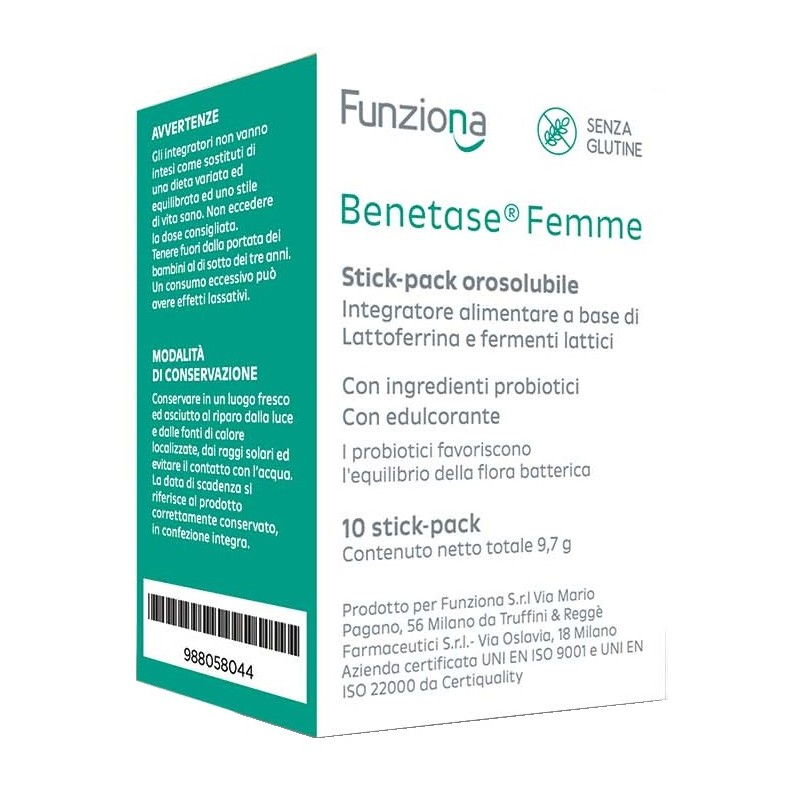 Funziona Benetase Femme 10 Stick Pack Funziona - 1