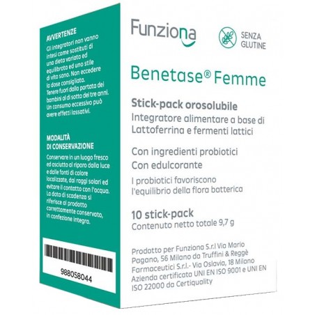 Funziona Benetase Femme 10 Stick Pack Funziona - 1