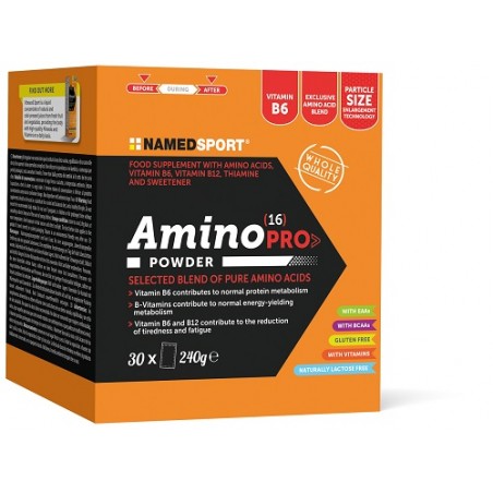 Namedsport Amino 16 Pro Powder 30 Bustine Namedsport - 1