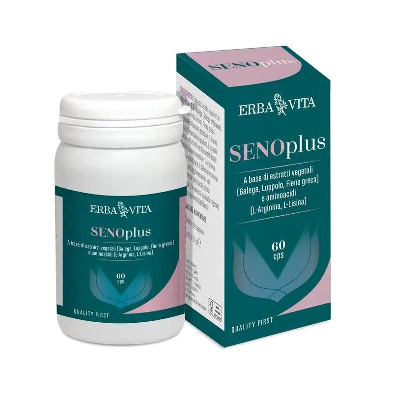 Erba Vita Seno Plus Integratore per Gravidanza, Allattamento e Menopausa 60 Capsule Erba Vita - 1