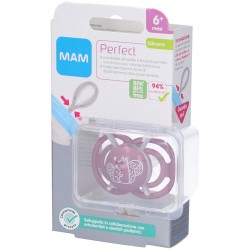 Bamed Baby Italia Mam Perfect Succhietto 6+ Mesi Silicone Singolo Femmina Mam - 1