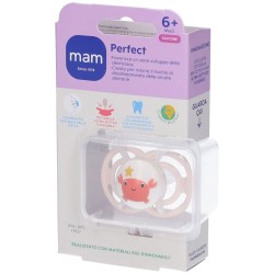 Bamed Baby Italia Mam Perfect Succhietto 6+ Mesi Silicone Singolo Neutro Mam - 2