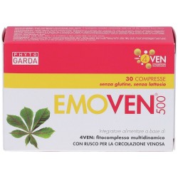 Emoven 500 Integratore per Circolazione Venosa e Gambe Leggere 30 Compresse Named - 5