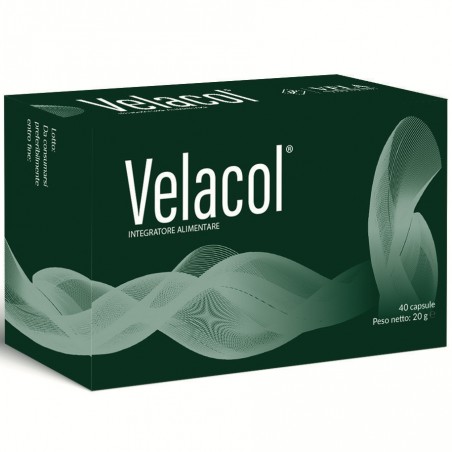 Velacol Integratore Digestivo per Eliminazione Gas e Motilità Intestinale 40 Capsule Vela Farmaceutici S - 1