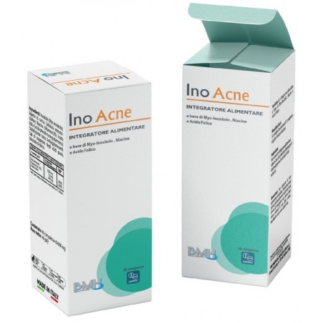 Ino Acne Integratore Myo-Inositolo Niacina Acido Folico 60 Compresse Bio Medical Healthcare - 1