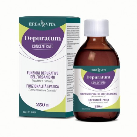 Erba Vita Depuratum Integratore Depurativo e Drenante 250 ml Erba Vita - 1