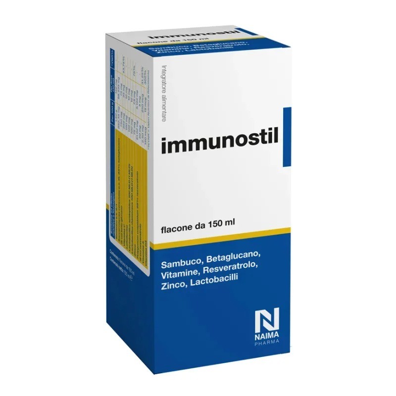 Immunostil Integratore Difese Immunitarie Sambuco Betaglucano 150ml Naima Pharma S - 1