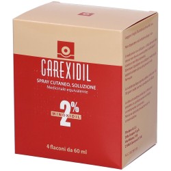 Carexidil 2% Spray Cutaneo per Calvizie Minoxidil 4x60ml Soluzione Carexidil - 3