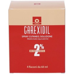 Carexidil 2% Spray Cutaneo per Calvizie Minoxidil 4x60ml Soluzione Carexidil - 5