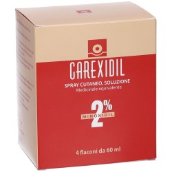 Carexidil 2% Spray Cutaneo per Calvizie Minoxidil 4x60ml Soluzione Carexidil - 6