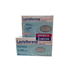 Lactoflorene Plus Bimbi 12 Flaconi + 12 Bustine Fermenti Lattici Lactoflorene - 1