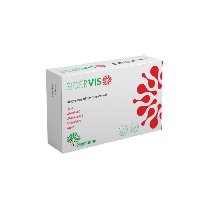 Sidervis Integratore Ferro Chelato 30 Capsule Glenfarma Di Glenda Lo Giudice - 1