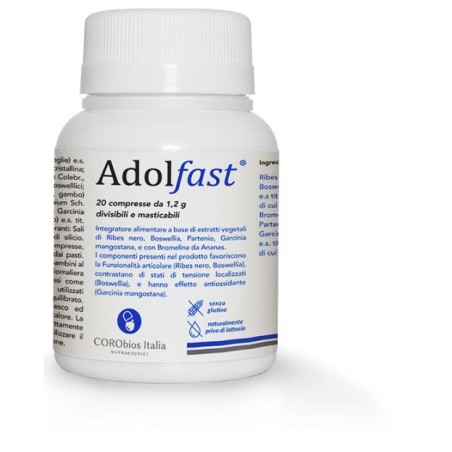 Corobios Italia Nutraceut. Adolfast 20 Compresse Masticabili In Flacone Corobios Italia Nutraceut. - 1