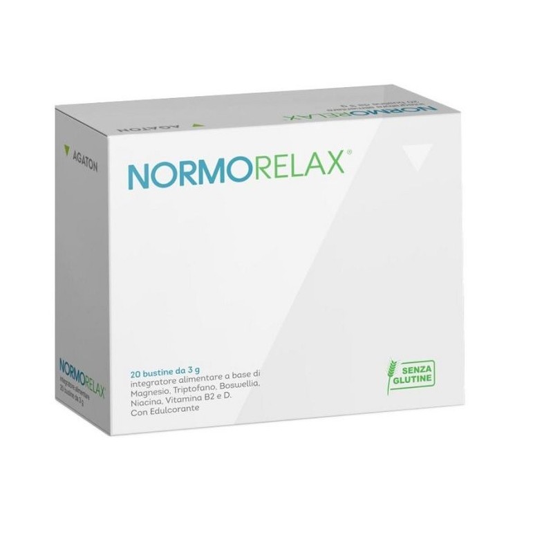 Normorelax Integratore Sistema Nervoso e Muscolare 20 Bustine Agaton - 1