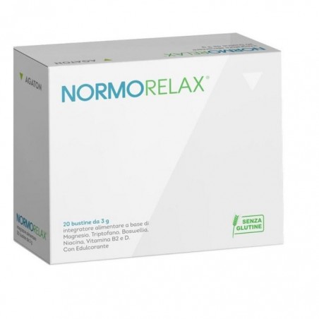 Normorelax Integratore Sistema Nervoso e Muscolare 20 Bustine Agaton - 1