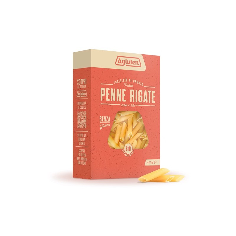 Nove Alpi Agluten Penne Rigate Senza Glutine 400 G Nove Alpi - 1