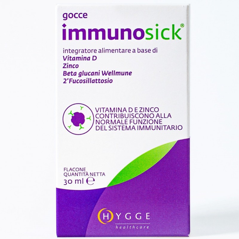 Immunosick Gocce Integratore Sistema Immunitario 30 ml Hygge Healthcare - 1