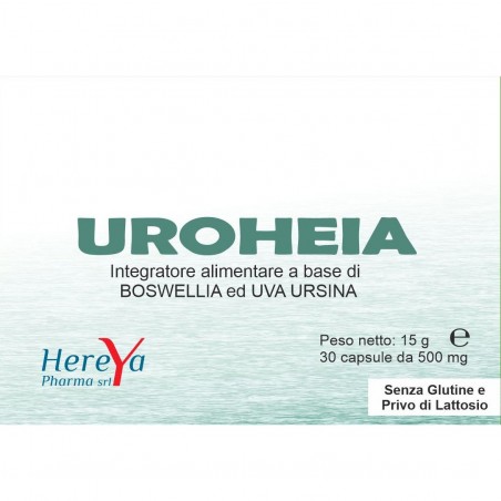 Uroheia Integratore Per Benessere Vie Urinarie Con Boswellia E Uva Ursina 30 Capsule Hereya Pharma - 1