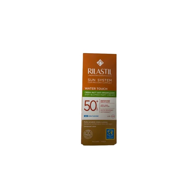 Rilastil Sun System Water Touch Matt COLOR spf 50+ - Protezione solare viso pelle mista e grassa 50 ml Rilastil - 1