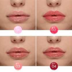 Goovi Lip Oil 01 Clear Rose Melty Lips Rosa Universale Luminoso The Good Vibes Company - 2