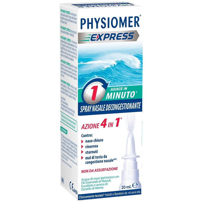 Perrigo Italia Physiomer Express Spray 20 Ml Perrigo Italia - 1