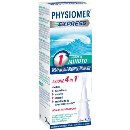 Perrigo Italia Physiomer Express Spray 20 Ml Perrigo Italia - 1