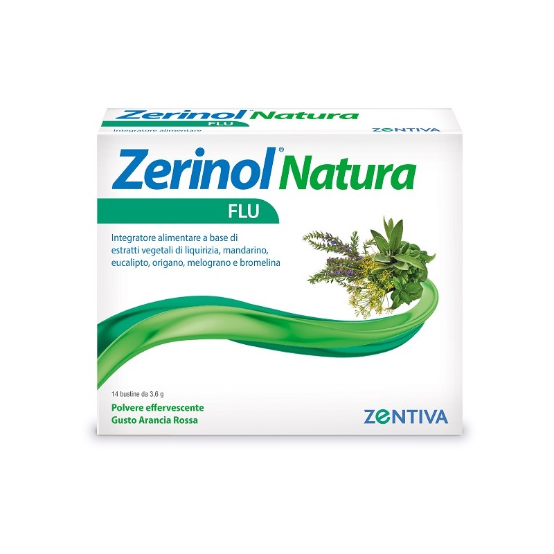 Zentiva Italia Zerinol Natura Flu 14 Bustine Zentiva Italia - 1