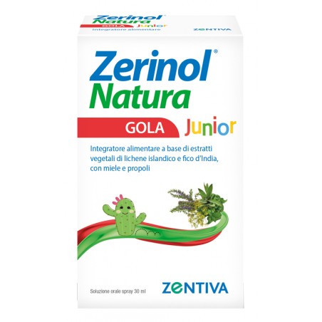 Zentiva Italia Zerinol Natura Gola Junior Spray 30 Ml Zentiva Italia - 1