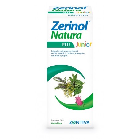 Zentiva Italia Zerinol Natura Flu Junior Sciroppo 150 Ml Zentiva Italia - 1