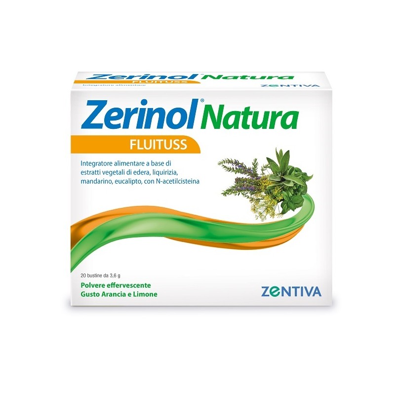 Zentiva Italia Zerinol Natura Fluituss 20 Bustine Zentiva Italia - 1