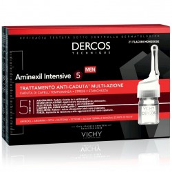 Vichy Dercos Aminexil Intensive 5 - 21 Fiale Anticaduta Uomo Vichy - 1