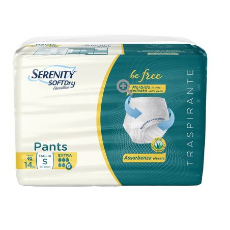 Serenity Pants Sd Sensitive Be Free Super Taglia S 14 Pezzi Serenity - 1