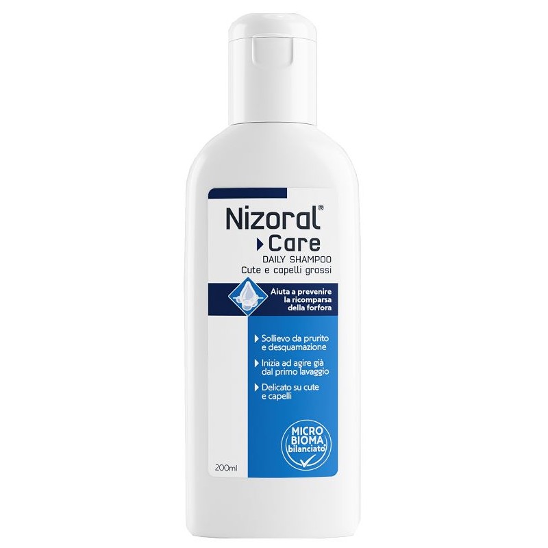 Eg Nizoral Care Daily Shampoo Cute & Capelli Grassi 200 Ml Eg - 1