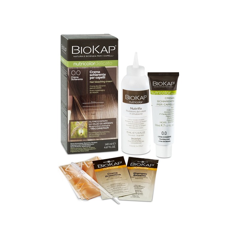 Bios Line Biokap Nutricolor 0,0 New Crema Schiarente Tinta Tubo + Flacone Bios Line - 1