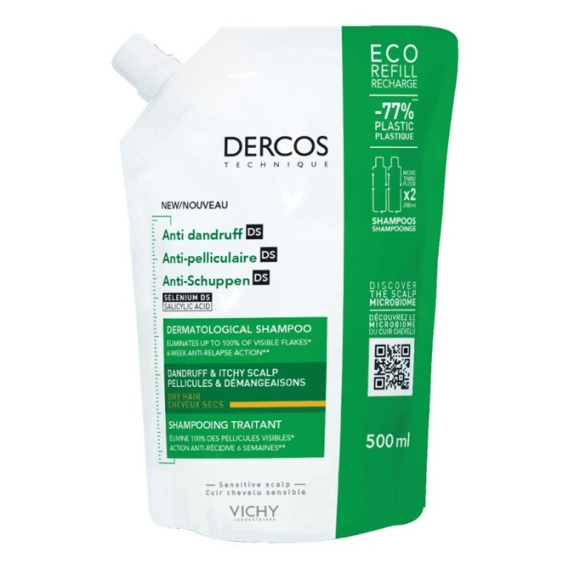 Vichy Dercos Antiforfora Densisol Serum Dry Refill 500 Ml Vichy - 1