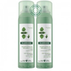 Klorane Shampoo Secco All’Ortica Per Capelli Grassi 2 Spray da 150 ml Klorane - 1