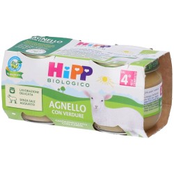 Hipp Italia Hipp Bio Omogeneizzato Agnello Con Verdure 2 Pezzi Da 80 G Hipp - 1