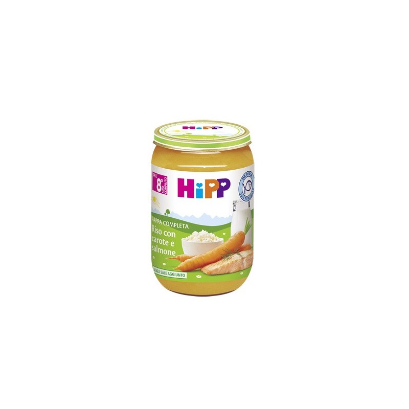 Hipp Italia Hipp Pappa Pronta Riso Carote Salmone 220 G Hipp - 1