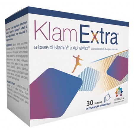 KlamExtra Integratore Alimentare Klamin AphaMax Microalghe Klamath 30 Bustine Nutrigea - 1