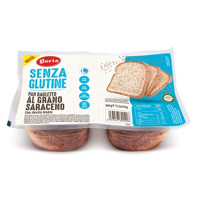 Alpipan Doria Pan Bauletto Grano Saraceno 2x175 G Alpipan - 1