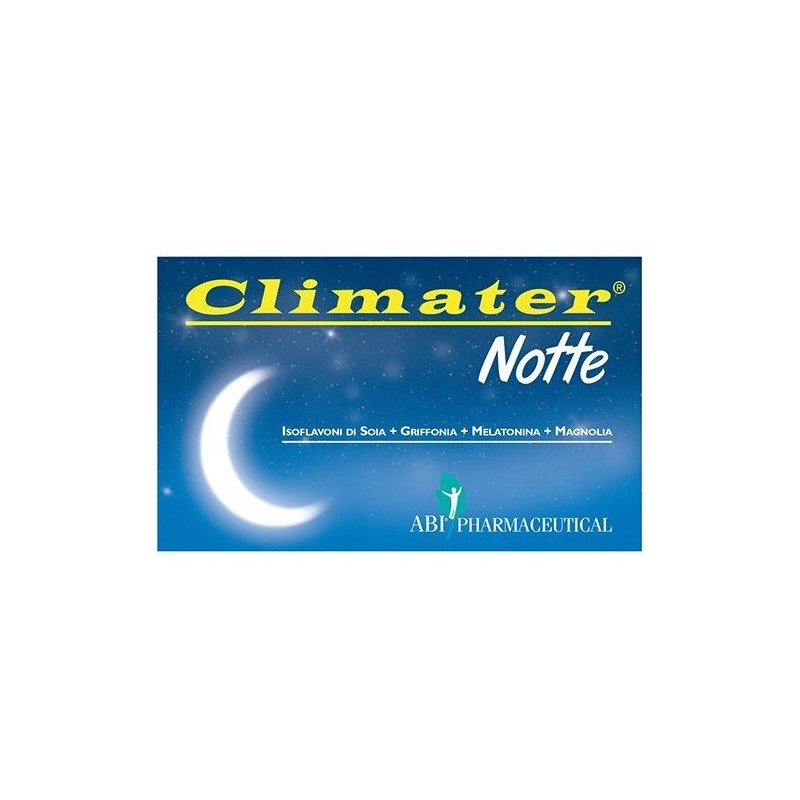 Climater Notte Integratore Per Insonnia In Menopausa 20 Compresse Abi Pharmaceutical - 1